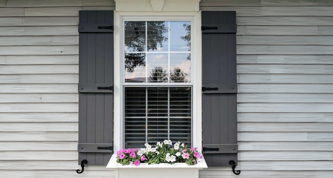Exterior shutter showcase